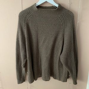 cozy sweater mock neck